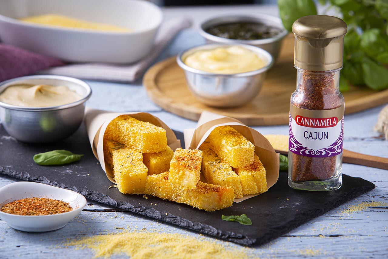 Crispy polenta sticks - Ricetta - Cannamela