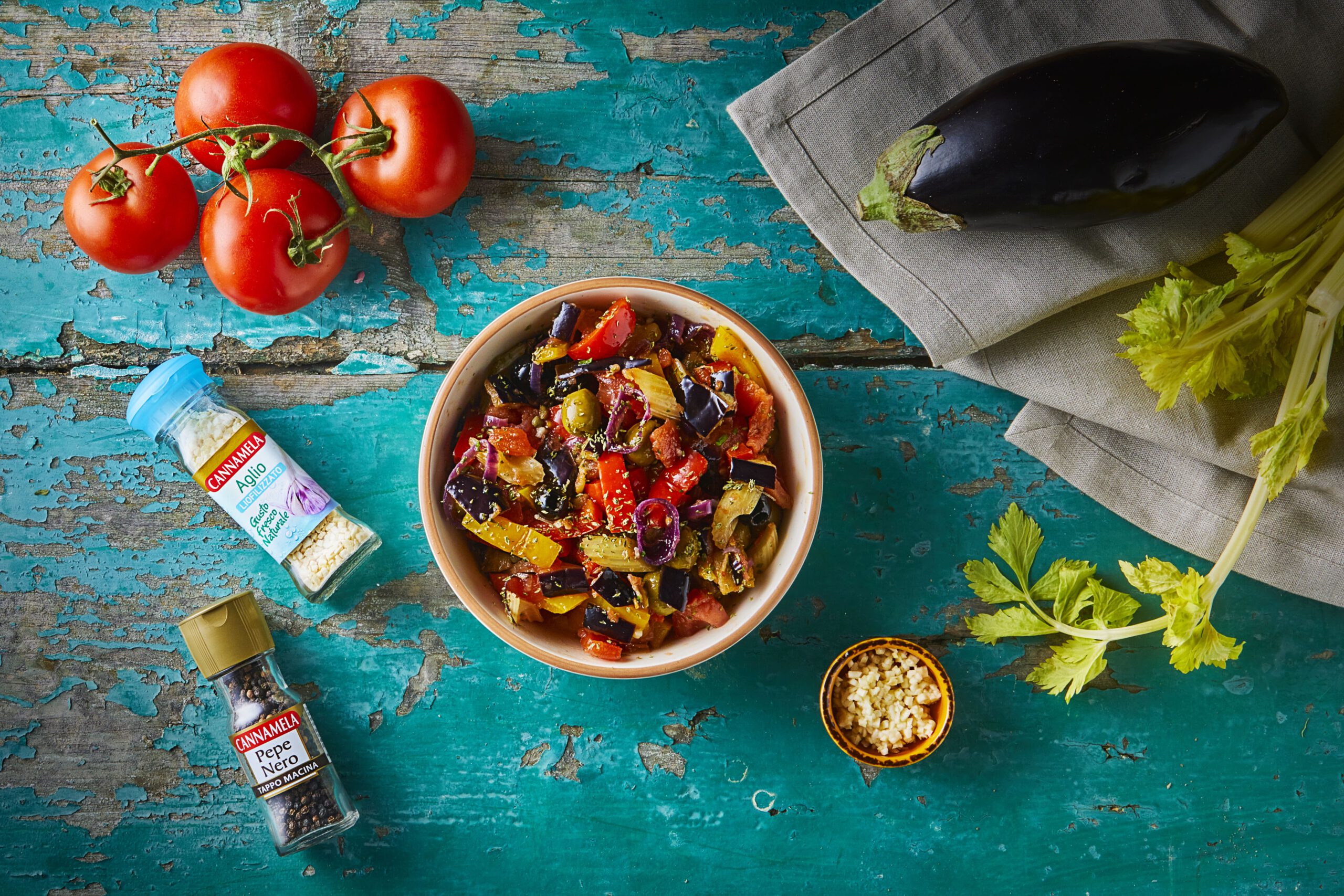 Caponata di verdure Ricetta Cannamela